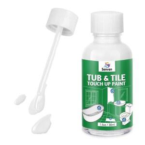 욕조 타일 광택 흰색 도자기에 변기 가는 도자기 스크래치 조리대 칩 유리 섬유 키트 아크릴 에나멜 싱크대 페인트 금이 수리 터치업 주철