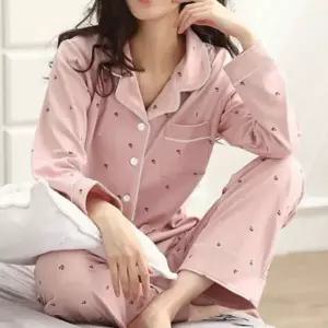 (H00-3014) 크로미 투피스 잠옷 여름잠옷 커플잠옷 자주잠옷 파자마 홈웨어 여성잠옷 울랄라파자마 원