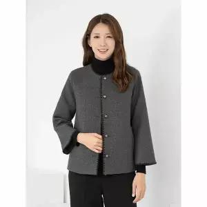 [하프클럽/모슬린]엄마옷 라운드 울모직 무지 정장자켓 MQG125086 마담 미시 중년여성 빅사이즈 할머니옷 5