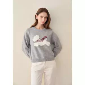 갤러리아 [미니마리]퍼피머플러라운드니트 (MMA3TS48)