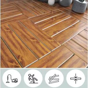 옥상 베란다타일 원목나무무늬 조립식마루 테라스바닥 깔판 세탁실