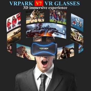VR 헤드셋 고글 4K 현실 조이스틱 안경 지지대 안드로이드 골판지 헬멧 4.7 구글 기기 3D 상자 가상 6.7인치 IOS V7 폰용