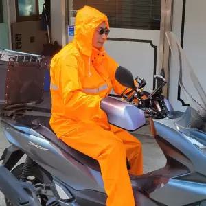배달 우비 작업용 오토바이 레인코트 캠핑용우의 세트 우비옷 일회용 용비 남자