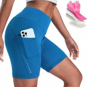 네페스트 패딩 바이크 반바지 여성 사이클링 속옷 4D 젤 포켓 자전거 바이커 로드 마운틴