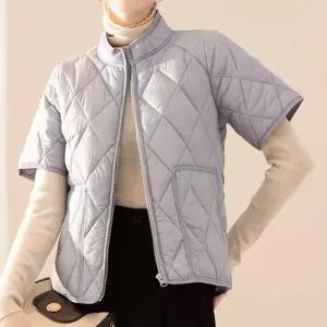 반팔다운 여성반팔패딩조끼 활동성 이너 가벼운 다운