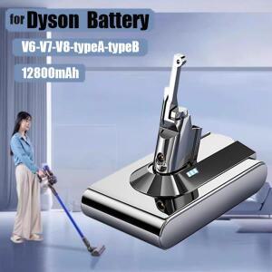 다이슨 V6 V7 V8 AandB용 충전식 배터리 12800mAh 다이슨 시리즈 SV07 SV09 SV10 DC58 DC31 등용 교체 배터