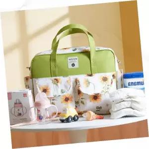 육아 외출 방수 디자인 수납 토트백 유모차 연결 버킷 스타일 이너백 겸용 출산