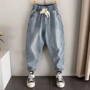 남자배기팬츠 항아리 빅사이즈 워싱 통바지 통큰