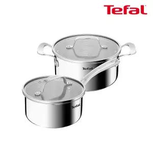 테팔 인덕션 SS 퍼펙트 레지스트 냄비 2종(편수16+양수20)