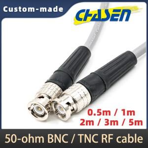 Shure/Sennheiser 무선 마이크 증폭기 시스템용 Canare L-3D2V 50ohm RF 케이블  BNC-BNC/TNC 어댑터 0.5m/