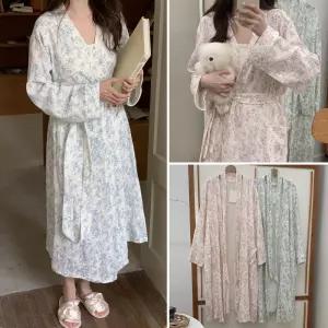 여성 트왈 요루면 로브 샤워가운 목욕가운 11HV0004 빅사이즈 루즈핏 오버핏 봄 여름