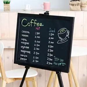 500x700 중형 자석 블랙 보드 우드몰딩 게시판 메뉴판 칠판 꾸미기