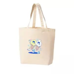 에코백 토트백 아이스크림 친구 콘 커플 FRIEND COUPLE 그림 다양한 사이즈