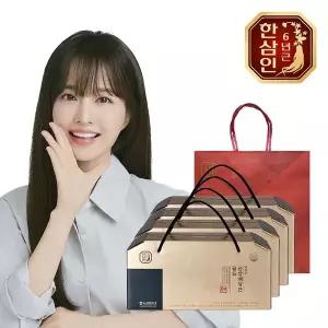 [한삼인][농협홍삼] 한삼인 국내산 산삼 산삼배양근 골드 100ml 10병 4세트+쇼핑백