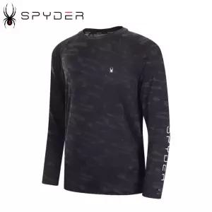 스파이더 기능성 긴팔 티셔츠 BLACK_S923087