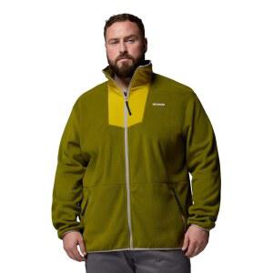 컬럼비아 남성 세쿼이아 그로브 풀 집 플리스 재킷, 모시 그린 / 앤티크 모스, 미디엄