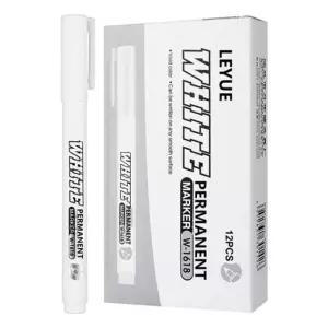 유성 마카펜 화이트 아크릴 페인트 마커펜 유리에 쓰는 지워지지 않는 매직펜 12개