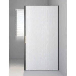 접이식 샤워커튼 슬라이딩 모양의 자바라홀딩도어 간단한 욕실 슬라이드도어 흔적이