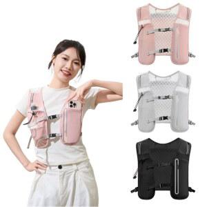 사이클링 러닝 야외 하이킹 마라톤 스포츠를 위한 초경량 수분 공급 조끼 휴대용 물 주머니 자전거 배낭