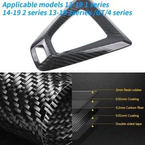 자동차 시프터 기어 시프트 카본 노브 헤드 커버 악세사리 BMW F80 F82 F83 M3 M4 M5 2014-2018