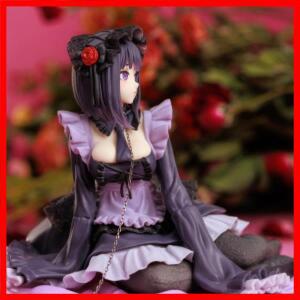 마이 드레스업 달링 애니메이션 스탠딩 및 시팅 피규어 블랙 메이드 의상 키타가와 마린 액션 피규어 컬렉