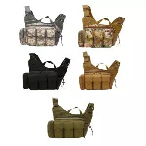 전문장비수납 어깨충격완화 등산슬링백 캠핑배낭 다기능 소품 등산핸드폰파우치