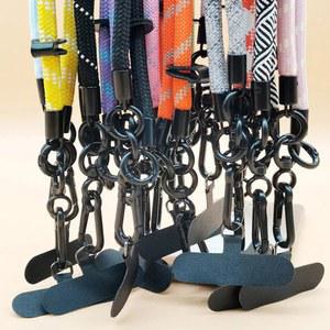 휴대폰 랜야드 조절 가능한 탈착식 목 코드, 야외 범용 크로스 바디 스트랩 카드 클립, 케이스용, 150cm 길이