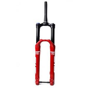 자전거 포크 리바운드 조절 가능 MTB 에어 프론트 서스펜션 27.5/29인치 160mm/180mm 트래블 부스트 사이즈