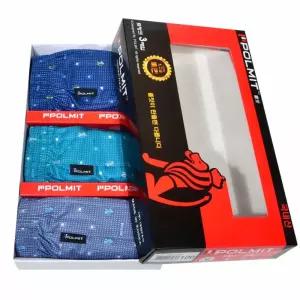 남성 트렁크 3매입 남자사각팬티 속옷 빤스 편한 30대 면사각