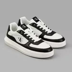 [정식수입][선물추천]CK캘빈클라인 01327 남녀공용 커플 스니커즈 운동화 블랙화이트