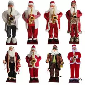 야외 산타인형 포토존 춤추는 움직이는 매장 현관