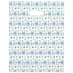 3040 단추패턴봉투 100매입/봉투/선물/간식/포장/투명/쿠키/포장지/팬시/손잡이/비닐백/약봉지/포장용