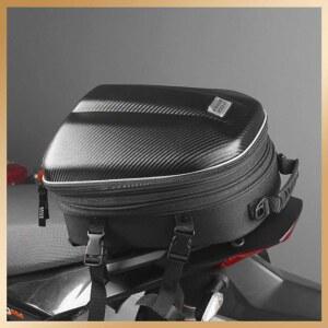 오토바이리어백 바이크백팩 바이크백 에어백 마그네틱 탄소섬유색 하드 교환 기관차