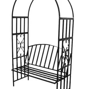 철제 아치 의자 스툴 식물 프레임 빈티지 마당 펜션 아치형 등반