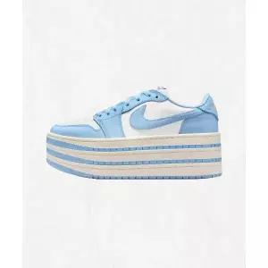 [나이키] NIKE 에어 조던 1 트리플 스택 W - 사이킥 블루 화이트 세일 사이킥 블루 HV8288-402 254