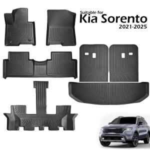 Sorento TPE 자동차 트렁크 매트(등받이 패드 ) PHEV HEV용 전천후 바닥 매트 카고 라이너