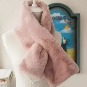 bns 겨울 보온 쁘띠 에코 페이크 퍼 목도리 머플러 여자 선물 밍크목도리 여자목도리