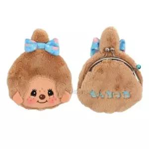 몬치치 사쿠라 똑딱 동전 파우치 지갑 몬치치짱 베이지 WFM0WF6