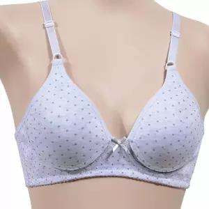 고아라 노와이어 도트 B컵 브라 베이직 와이어리스