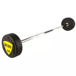 베스코 바벨 컬 직선 바 홈트 웨이트 트레이닝 15kg BNA