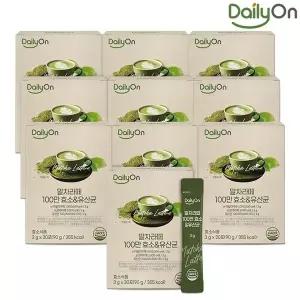 [데일리온] 국내산 말차라떼 100만 효소 유산균 30포x10개(10개월)
