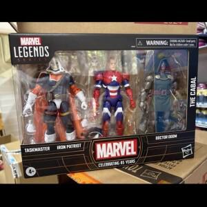 마블 레전드 85 주년 닥터 둠 다리미 패트리어트 작업 마스터 애니메이션 액션 피규어 어린이 장난감 생일