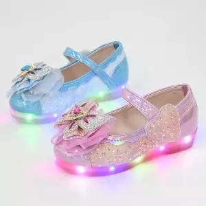 해피걸 하트 큐빅 국산 아동 키즈 어린이 선물 라이팅 여아 LED 구두