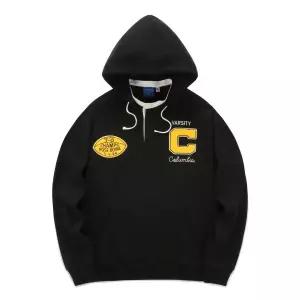 매장정품 컬럼비아 COLUMBIA UNIVERSITY ROSEBOWL CHAMP FLEECE RUGBY HOODY 블랙 CIT3UTHT120-UBK 615725