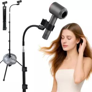 후가보우 엑스트라 스테이블 헤어 드라이어 스탠드 360° 멀티태스킹을 위한 유니버설 홀더 조절 회전 가능