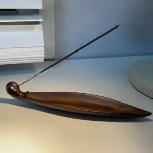 꽃이대 세라믹 나뭇잎 인센스 스틱홀더 향홀더 촛대 30대여성 친구선물 활용도가높은 분위기깡패 자기 힐링