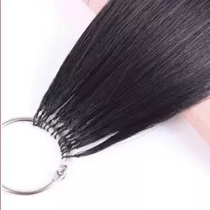 스킬땋기붙임머리 숱보강용 노팁붙임머리 인모피스 화장컬러 증모피스