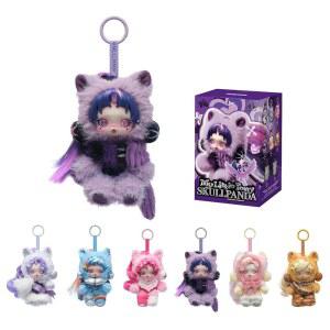 팝마트 스컬판다 마이 리틀 포니 시리즈 플러시 인형 펜던트 블라인드 박스 피규어, 수집용 장난감 홈 장식, 소녀와 소년을 위한 홀리데이 생일 선물, 싱글