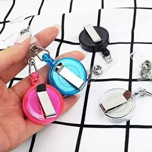 사원증 교통카드 릴홀더 명찰 네임택 고리 홀더 (KYR-WD7651F)