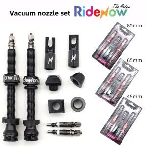 라이드나우 자전거 프레스타 튜블리스 밸브 45mm 알루미늄 합금 니플 탈착식 코어 에어 로드 MTB